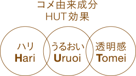 コメ由来成分HUT効果